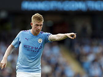 De Bruyne in a league of his o...